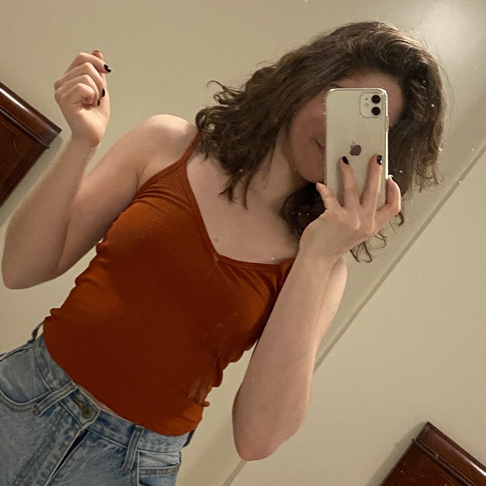 Forever 21 ribbed cropped tank